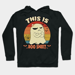 This Is Boo Sheet Ghost Retro Halloween Costume Men Women Shirt Hoodie